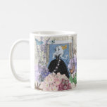 Victorian Woman Floral Fancy Gown  Coffee Mug