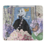 Victorian Woman Floral Fancy Gown  Cutting Board
