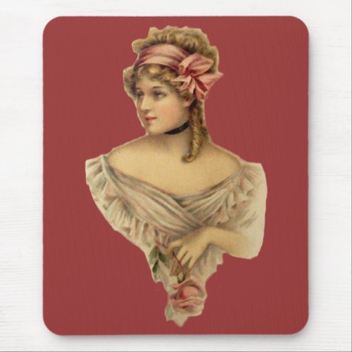 Victorian Woman Mousepad