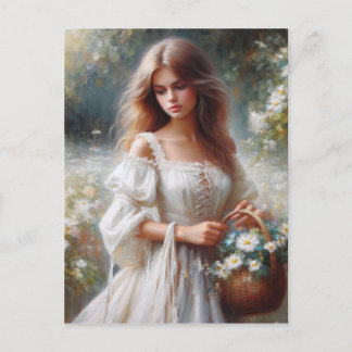 Victorian Woman Postcard