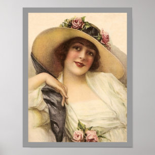 Victorian Woman Poster