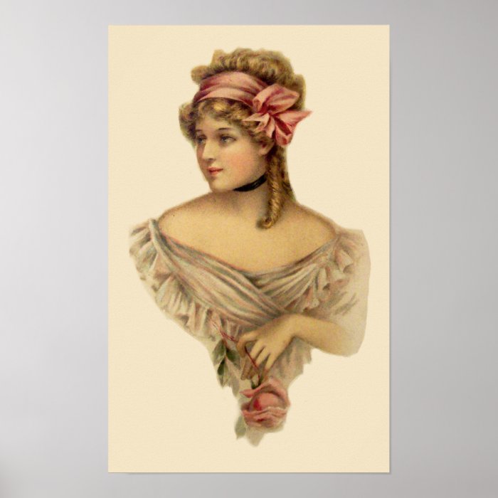 Victorian Woman Poster