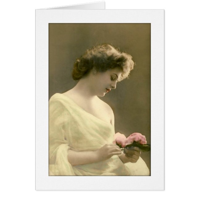 Victorian woman retrospective romantic cards (Front)