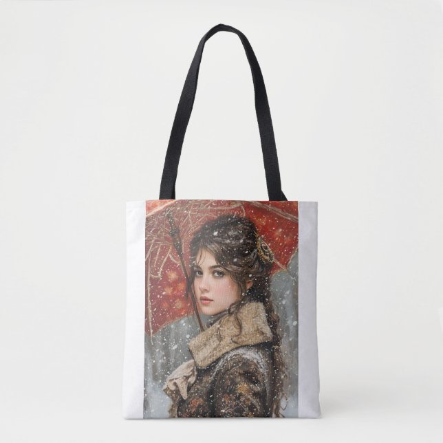 Victorian Woman Tote Bag (Front)