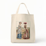 Victorian Women on the Beach Vintage Tote Bag