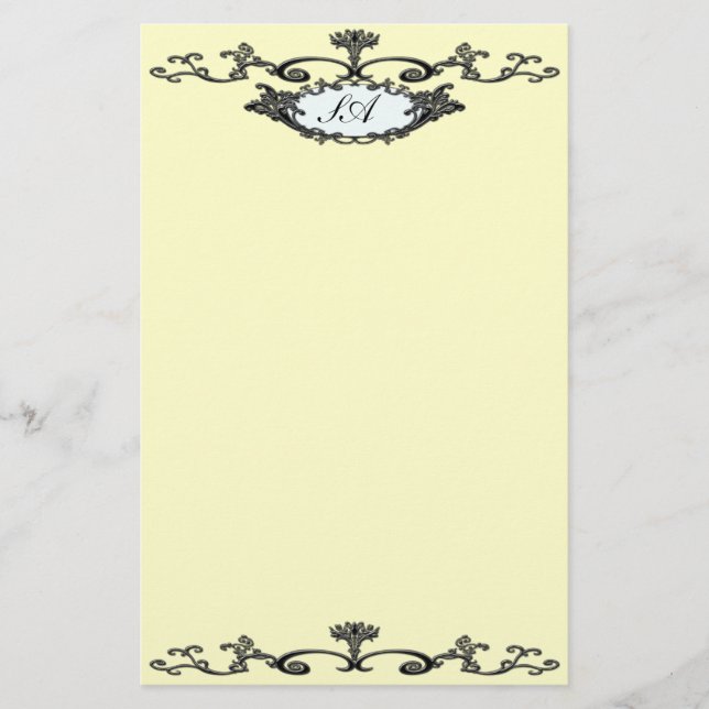 Victorian Wrought Iron Stationery (Front)
