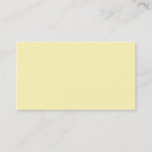 Victorian Yellow - Pale Yellow Template Blank Business Card