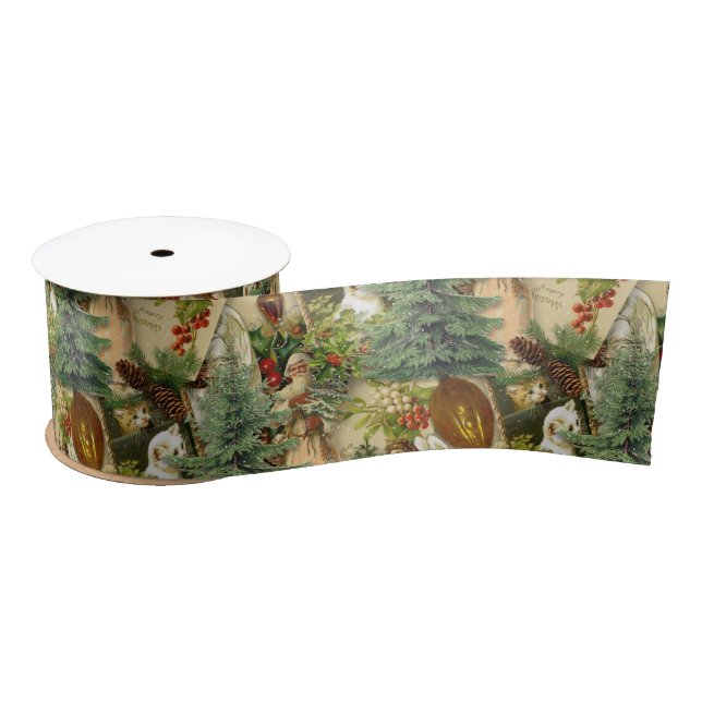 Victorian Yuletide Splendor Satin Ribbon (Spool)