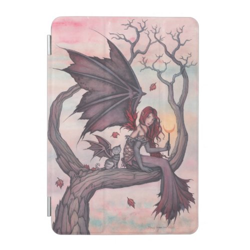 Victoria's Tree Gothic Fairy with Cat Fantasy Art iPad Mini Cover