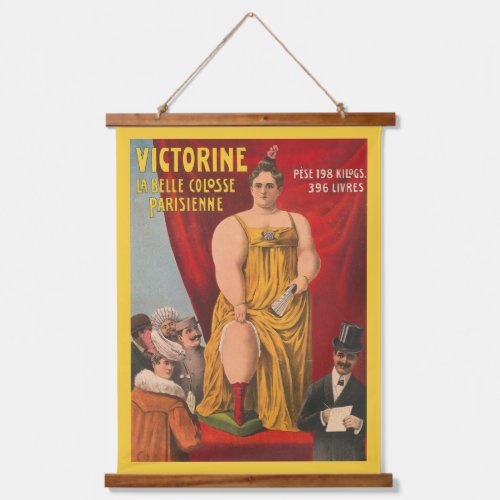 Victorine The Beautiful Parisian Large Woman Hanging Tapestry