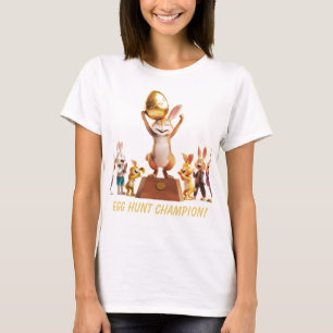 Victorious Bunny Egg Hunt Champion T-Shirt