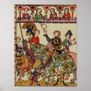 Victorious Knight, 14th Century Poster