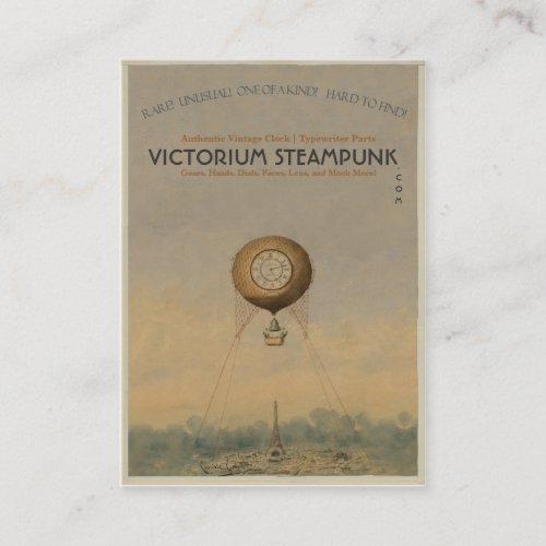 Victorium Steampunk Business Card