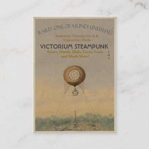 Victorium Steampunk Business Card