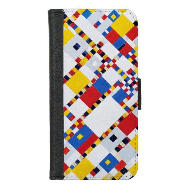 Victory Boogie Woogie, Mondrian iPhone Wallet Case (Front)