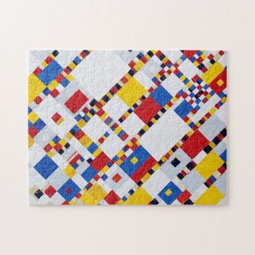 Victory Boogie Woogie Mondrian Jigsaw Puzzle