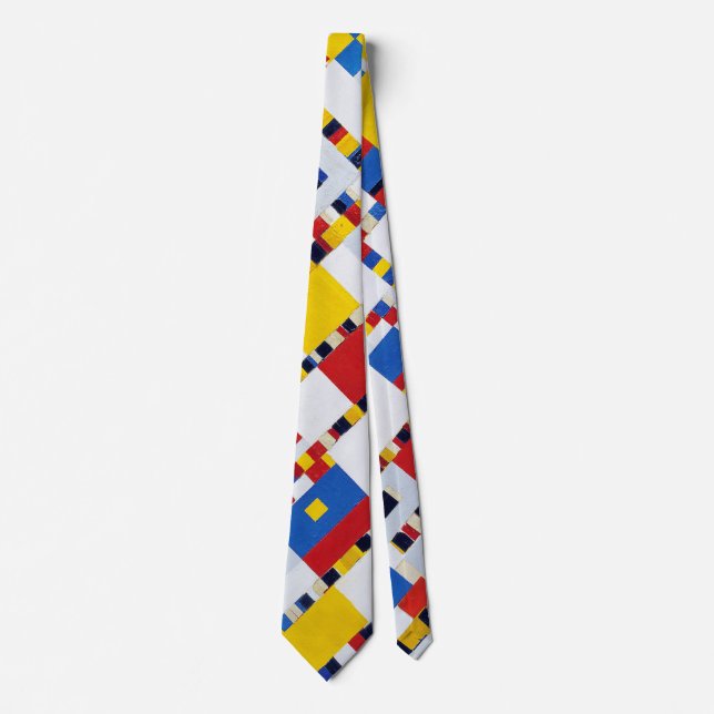 Victory Boogie Woogie, Mondrian Neck Tie (Front)
