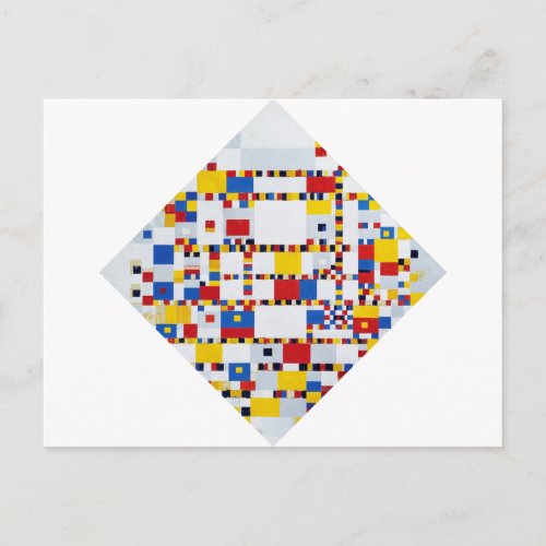 Victory Boogie Woogie Mondrian Postcard