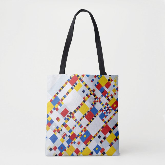 Victory Boogie Woogie, Mondrian Tote Bag (Front)