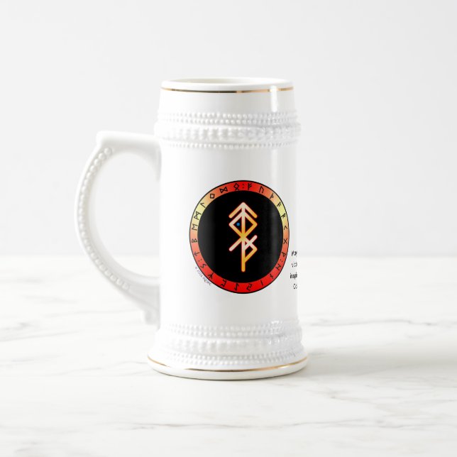 Victory Dance Bind Rune Drinking Stein (Left)
