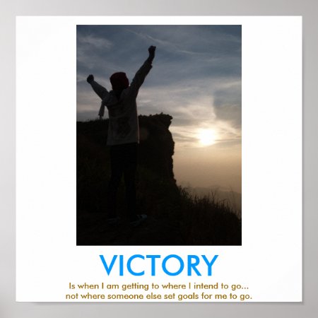 Victory Demotivational Poster