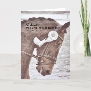 VICTORY GALLOP Greeting Card