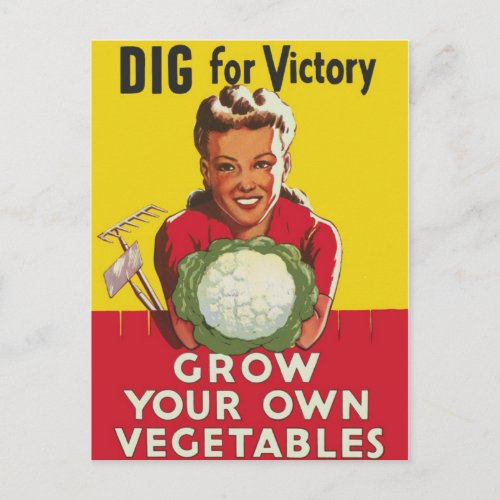 Victory Garden Postcard