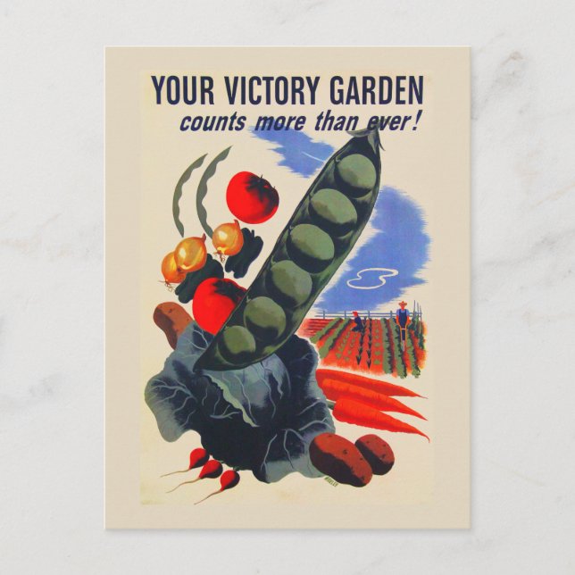 Victory Garden Postcard (Front)