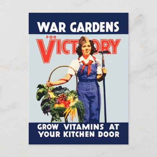 Victory Garden Postcard