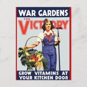 Victory Garden Postcard