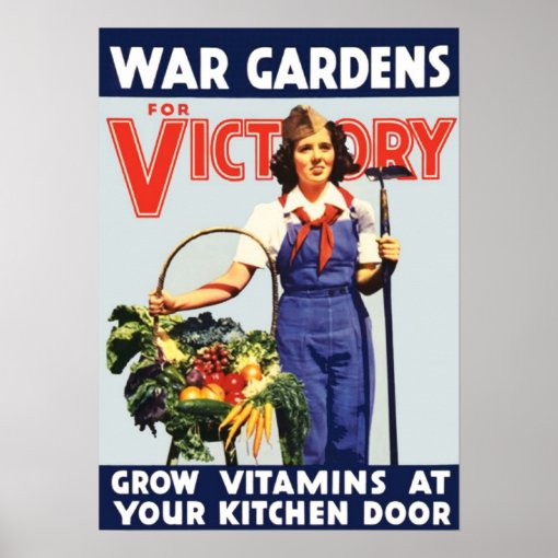 Victory Garden Poster Zazzle