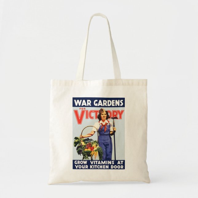 Victory Garden Tote Bag (Front)