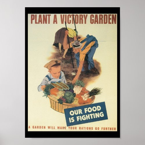 Victory Garden World War 2 Poster