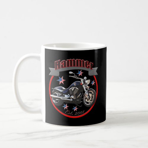 Victory Hammer Usa Star Motorcycle Coffee Mug