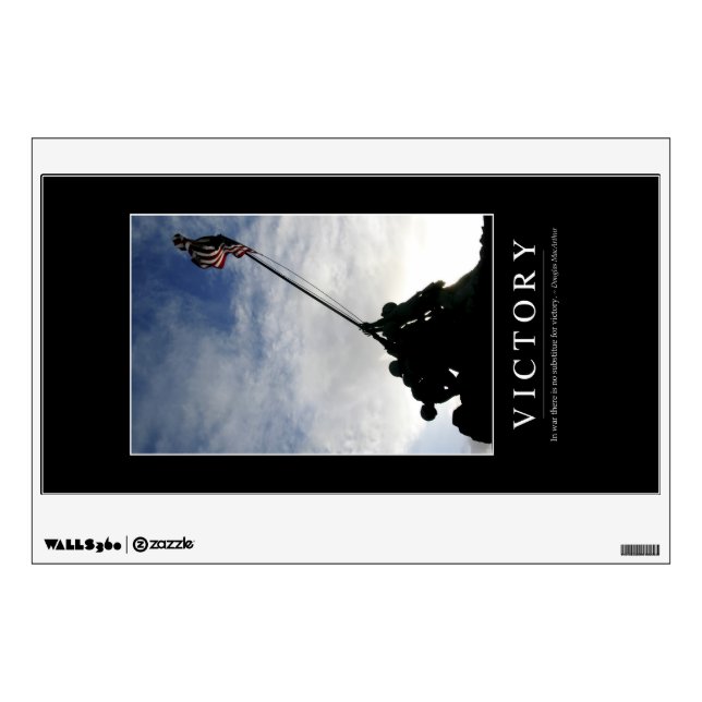 Victory: Inspirational Quote Wall Decal (Front)