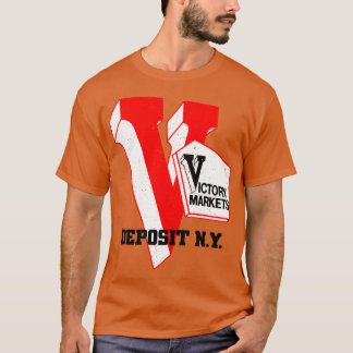 Victory Market Former Deposit NY Grocery Store Log T-Shirt