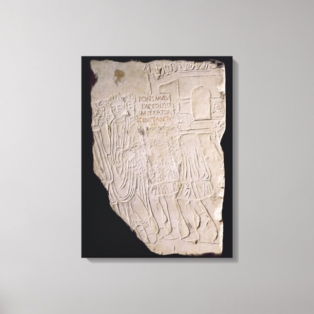 Victory of Constantine the Great over Canvas Print (Front)