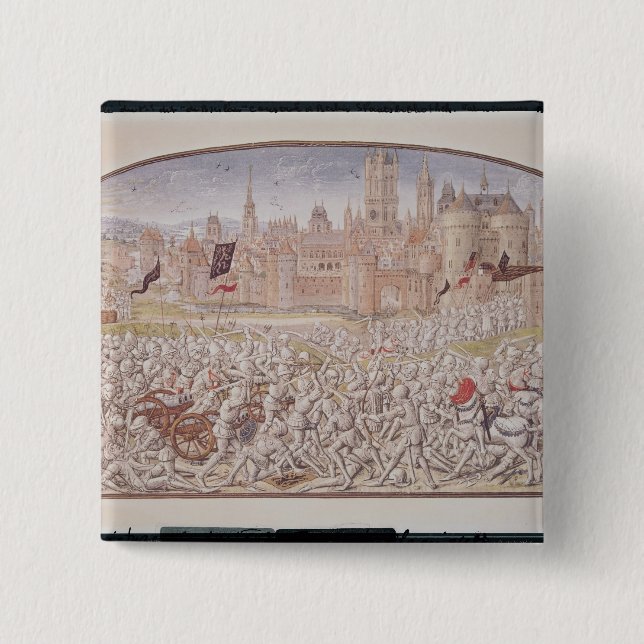Victory of the inhabitants of Ghent led by Button (Front)