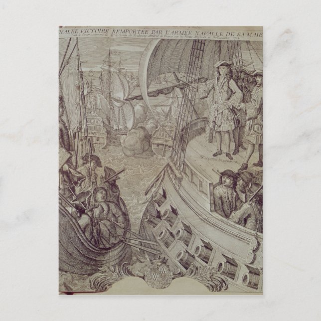 Victory of the Navy of Louis XIV Postcard (Front)