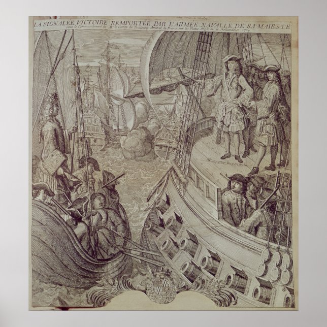 Victory of the Navy of Louis XIV Poster (Front)