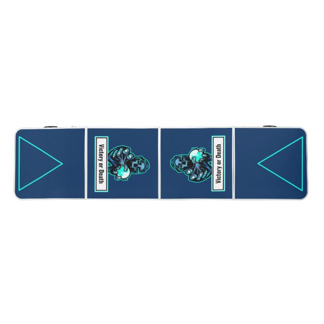 Victory or Death Custom Beer Pong Table (Top)