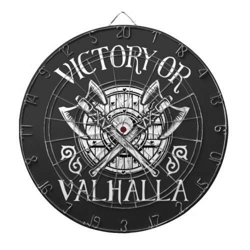 Victory or Valhalla _ Shield and Axe Dart Board