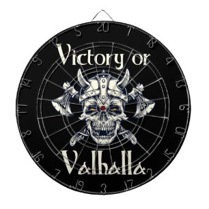 Victory or Valhalla - Skull Dart Board
