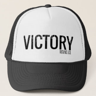 Victory Romans 8:31 Trucker Hat
