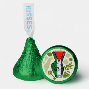 Victory Sign Hand Resistance Red Triangle Symbol Hershey®'s Kisses®