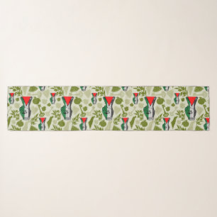 Victory Sign Hand Resistance Red Triangle Symbol Scarf