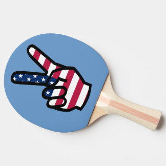 Victory Sign Ping-Pong Paddle