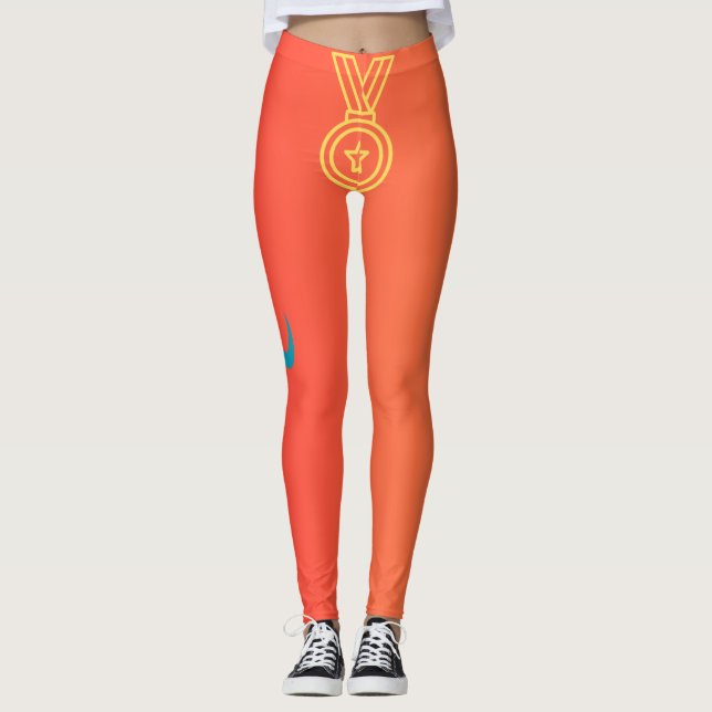 Victory Spirit Olympic-Inspired Medal Legging (Front)