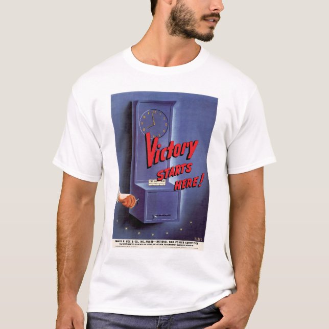 Victory Starts Here! T-Shirt (Front)