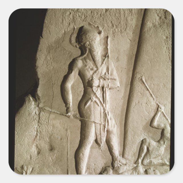 Victory Stele of Naram-Sin Square Sticker (Front)
